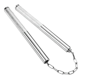 Steel Nunchaku made in Japan 2 in 1 safety stick