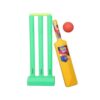 Gmefvr Cricket Set for Kids 2 to 5 Year Sports Toys 1 Bat, 1Balls,3 wickets, Wicket Stand and bails (Kid)
