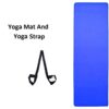 Version 1.0.0 Yoga Mat with Handling straps Multi color Non-slip yoga mat