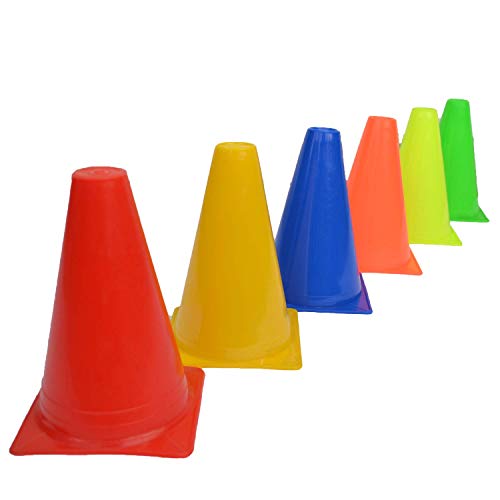 Ground Marker Agility Soccer Cones 7 inch set of 5