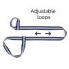Version 1.0.0 Yoga Mat Hanging Strap Pack of 2