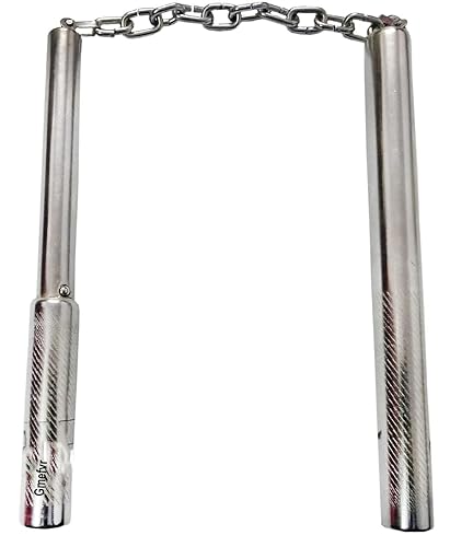 Metal Foldable Nunchaku Karate Stick Martial Arts