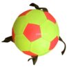 Version 1.0.0 Gmefvr Dog Football Big Size 5 Green red or Blue Color with Black Holding Loops (Green-Blue or Red, Large)