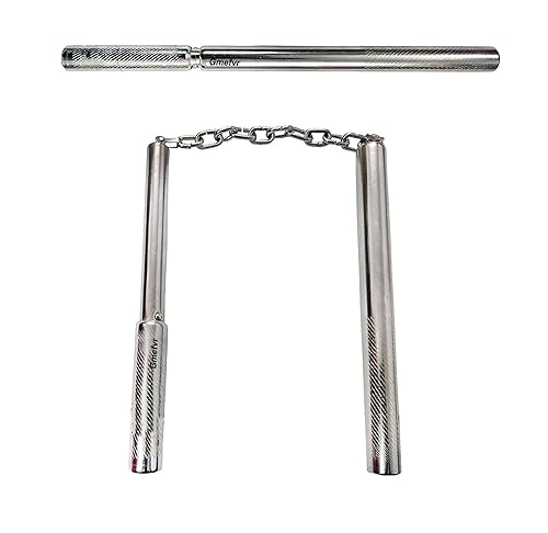 Metal Foldable Nunchaku Karate Stick Martial Arts