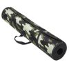 Version 1.0.0 Gmefvr Army Fabric Pasted Soft EVA Yoga Mat With Shoulder satrap non slip Back side Eva sheet