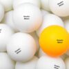 Version 1.0.0 TT Ball Ping Pong Ball 40+ Mm Yellow or White Lose