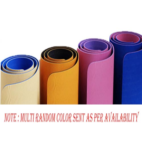 Ciko Exercise Yoga Mat 2 in 1 Color Both Side Use for Men Women Workout 4mm any Duble Color