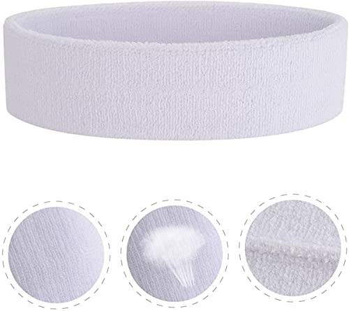 Version 1.0.0 Sport Headbands Towel cotton Sweatband Set of 2