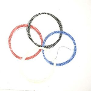 Version 1.0.0 Livo Badminton Racket String (Wire) Pack of 2 Pair Multi Color (Average Quality)