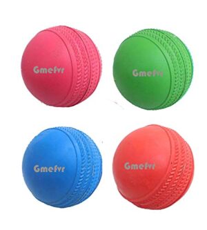 Stamper Rubber Cricket Balls Multi Color Pack of 4