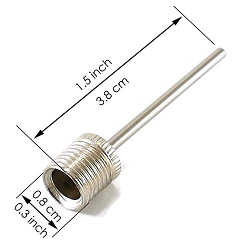 Version 1.0.0 Gmefvr Metal Cycle, Bicycle, Car, Football, Volleyball, Basketball, Nozzle Air Pump with 1 Football Air Pin (Multicolour)