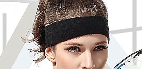 Version 1.0.0 Gmefvr Sports Headband Men, Women Youth Size Upto 29inch starching (Black)