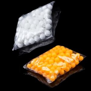 Version 1.0.0 Ciko Table Tennis Ping Pong Ball White and Yellow 40mm Loose 2.7 gram (48, Yellow)