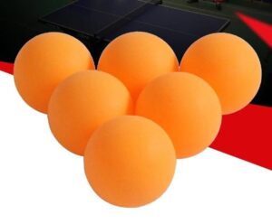 Livo Table Tennis Plastic Ball Pack of 6 Pcs (1/2 dzn 40+ Ball, Random Color, White or Yellow) Standard Size