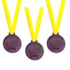 Gmefvr Medal 1st 2nd 3rd Place 2.6 inch High Relief Award Medals - 3 Piece Set (3rd (3))