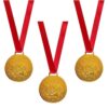 Version 1.0.0 Gmefvr Medal 1st 2nd 3rd Place 2.6 inch High Relief Award Medals - 3 Piece Set (1st (3))
