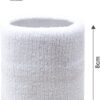 White Wrist Band 8cm Sweat Band
