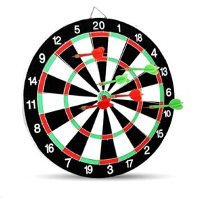 Dartboard Double side Game  with 4 pin