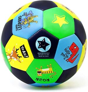 Kids Cartoon Character Multi Design Football Size 3