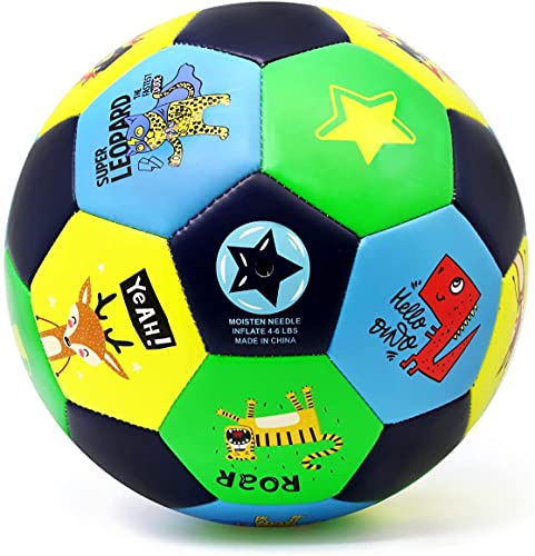 Version 1.0.0 Kids Cartoon Character Multi Design Football Size 3