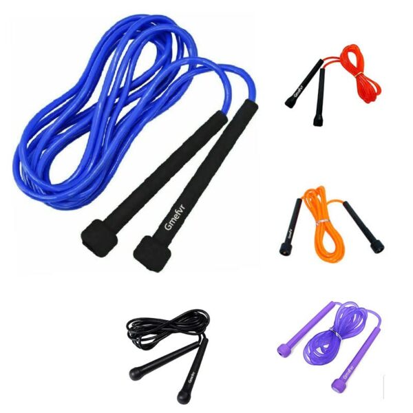 Gmefvr 4 mm Yoga mat + Skipping rope Multi Color