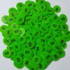 Version 1.0.0 Gmefvr Plastic Numerical Token Coins 1 to 100 Number Coins Used in Multiple Works Games picnics Parties Bingo chip (Multi)