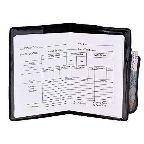 Football Referee Cards with Score sheet for Faull Card Soccer