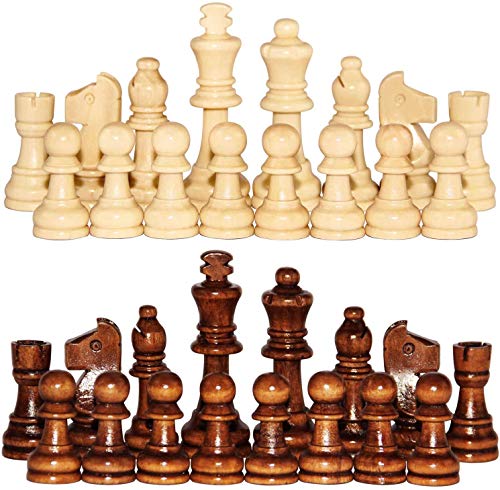 Version 1.0.0 Wooden Chess Pieces Imported 5.7cm King Size