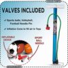 Version 1.0.0 Gmefvr Metal Cycle, Bicycle, Car, Football, Volleyball, Basketball, Nozzle Air Pump with 1 Football Air Pin (Multicolour)