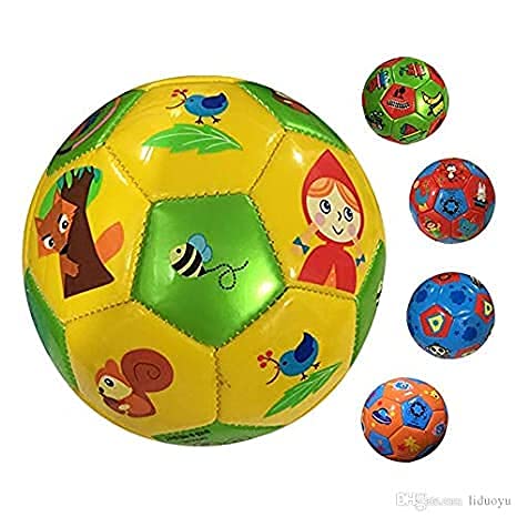 Version 1.0.0 Kids Cartoon Character Multi Design Football Size 3