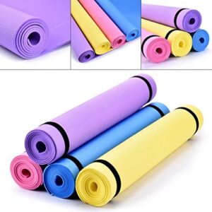 Yoga Mat with Handling straps Multi color Non-slip yoga mat
