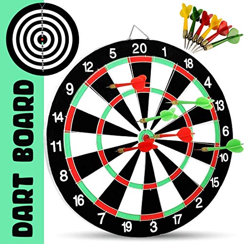 Dartboard Double side Game  with 4 pin
