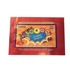 Tombola Tickets 300 Tickets Multicolor