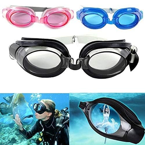 Version 1.0.0 Swimming Goggles Multi Color With Case Anti-Fog