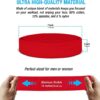 Version 1.0.0 Gmefvr Sports Headband Men, Women Youth Size Upto 29inch starching (Red)